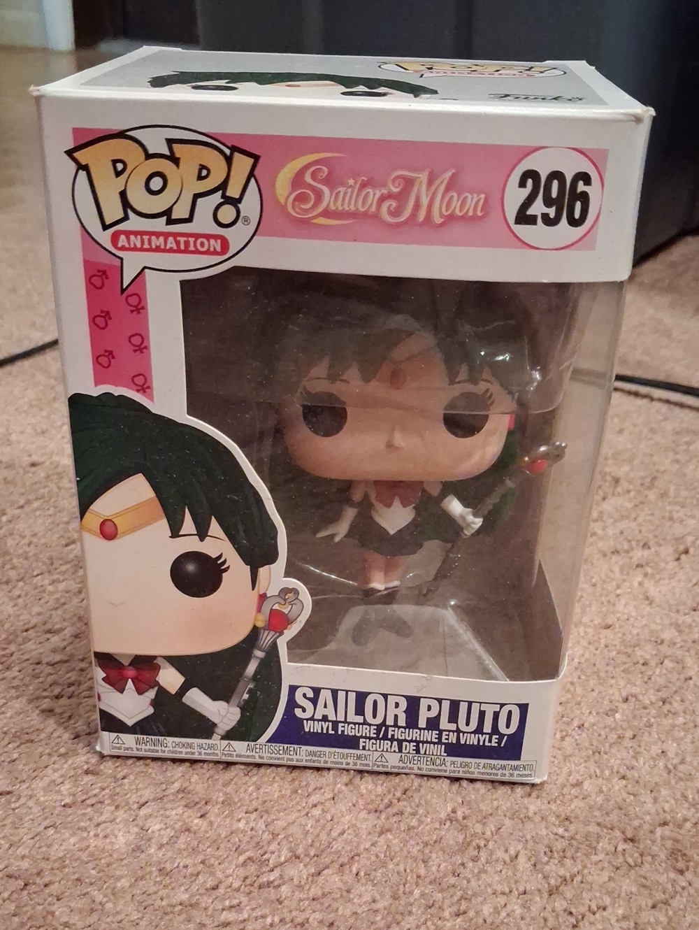 Funko POP! Sailor Pluto Vinyl Figure - Green, Pink, Black, White
